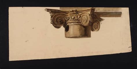 Joseph Mallord William Turner Lecture Diagram Ionic Capital In