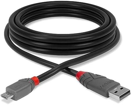 Amazon Basics USB Type C To Micro B 2 0 Cable 0 9 M Black Amazon