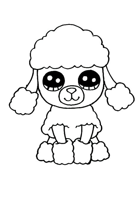 Little Sheep Girl Beanie Boo Beanie Boo Coloring Pages For Kids