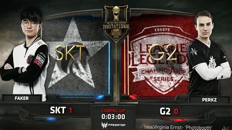 SKT Vs G2 Game 2 2017 MSI Finals SK Telecom T1 Vs G2 Esports YouTube