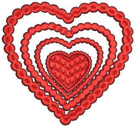 Machine Embroidery Design Set Hearts1 8 Designs 9 Etsy