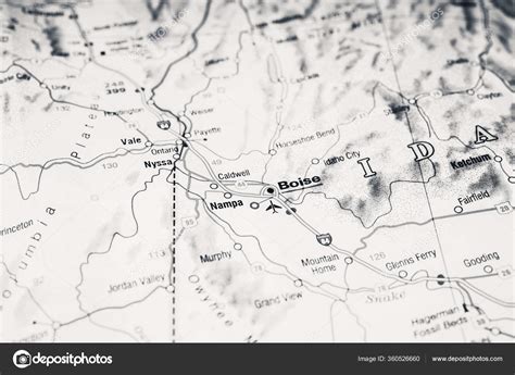 Idaho State Map — Stock Photo © aallm #360526660