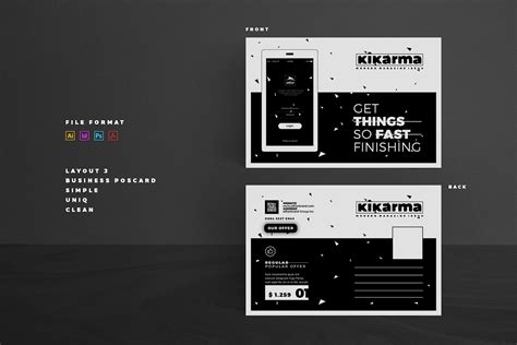 Marketing Postcard on Behance