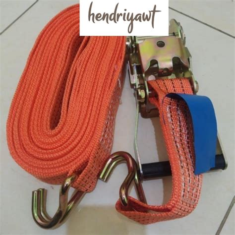 Jual Termurah Rachet Tie Down 8 10 Meter Trek Belt 10 Ton Tali Sound