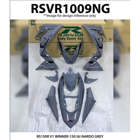 Rapido Coverset Cover Set Sticker Tanam RS150 RS150R V1 V2 Winner