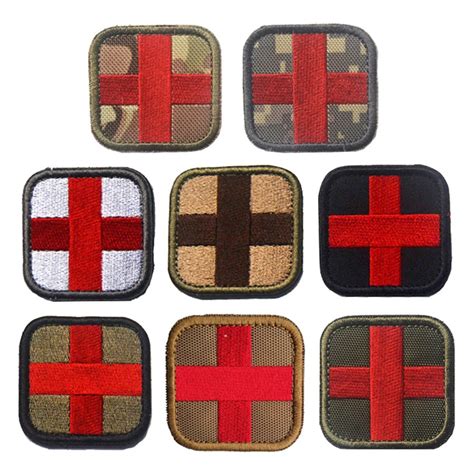 Cross Morale Patch Emblem Tactical Medical Rescue Hook And Loop Army