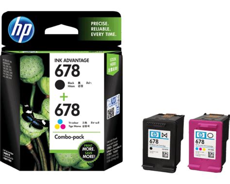 Hp 678 2 Pack Blacktri Color Original Ink Advantage Cartridges Hp