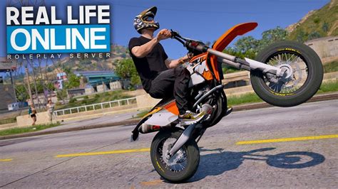 Mit Der KTM SUPERMOTO Unterwegs GTA 5 Real Life Online YouTube