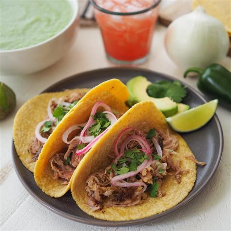 Pork Carnitas Mexican Style Pulled Pork Tacos