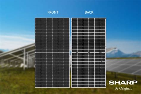 Sharp präsentiert neues bifaziales TOPCon Solarmodul mit 575 Watt