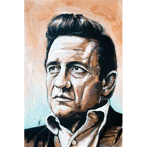 Johnny Cash Painting Johnny Cash Art Posters Art Prints Art