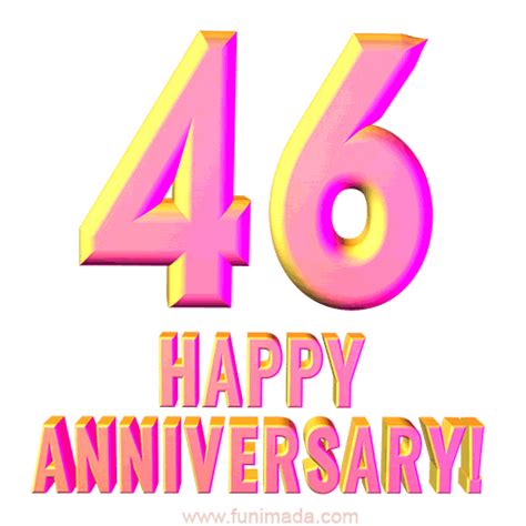 Happy 46th Anniversary GIFs | Funimada.com