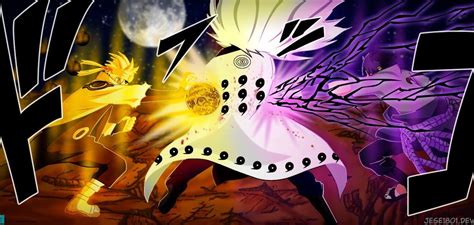 Naruto Uzumaki And Sasuke Uchiha Vs Madara Uchiha