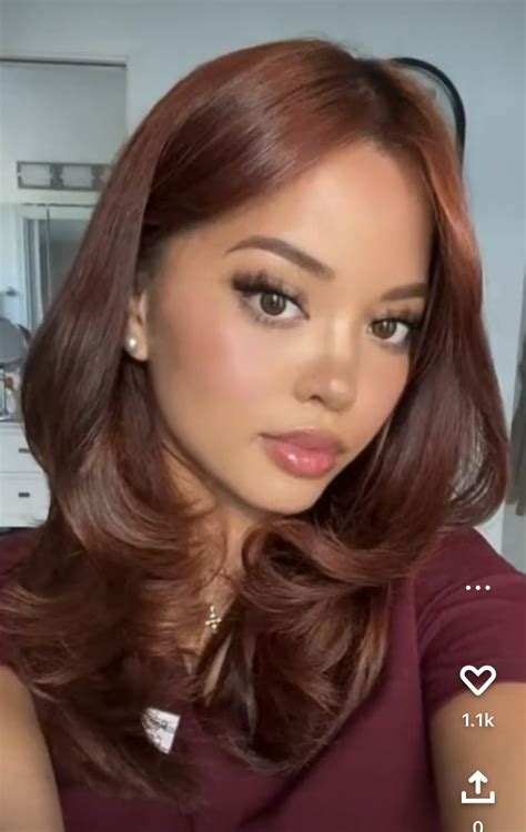 Hair Color For Brown Skin Brown Hair Inspo Ginger Hair Color Cherry