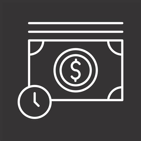 Time Is Money Vector Icon Vector Art At Vecteezy