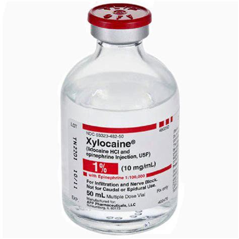 Lidocaine With Epinephrine — Mountainside Medical Equipment