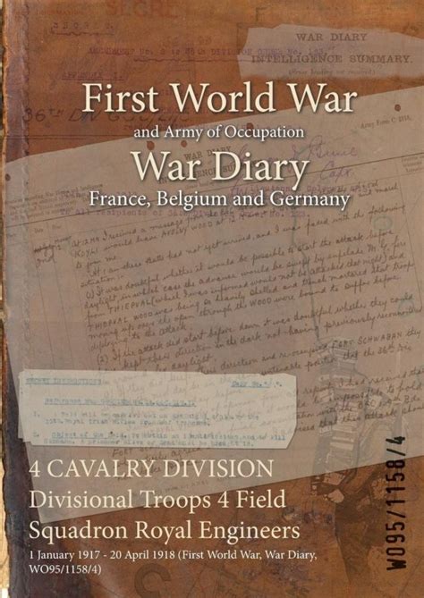 4 Cavalry Division Divisional Troops 4 Field Squadron Royal Engineers