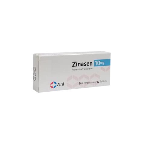 ZINASEN 10 MG X 20 TABLETAS FarmacoLab