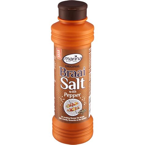 Marina Braai Salt With Pepper 400g Salt And Pepper Cooking