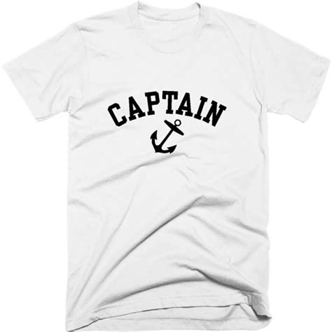 EnjoytheSpirit Captain T Shirt Nautical Anchor T Shirt Captain Sailor ...