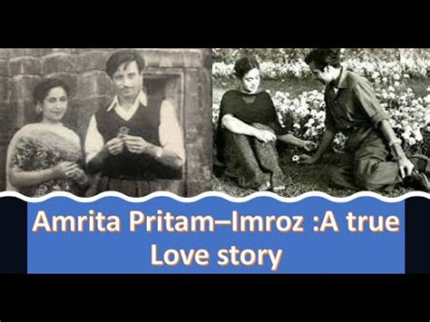 Amrita Pritam Imroz A Love Story Imroz Real Name Amritapritam