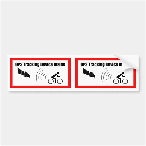 Gps Tracking Device Inside Bumper Sticker Zazzle