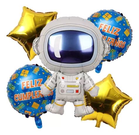 Globos Metalicos Astronauta Fiesta Cumplea Os Decoracion Cuotas Sin