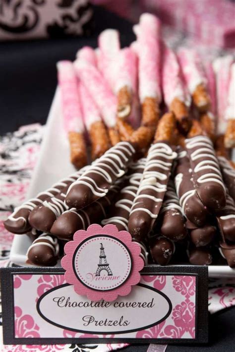 Parisian French Paris Pink Pink And Black Birthday Party Ideas Photo 1 Of 36 Catch My