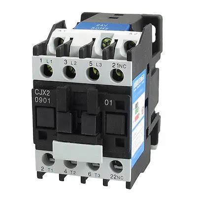 1pc Cjx2 0901 Lc 0901 660v 9a 3 Poles 3p N Nc Din Rail Ac Contactor Ac