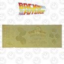 Back To The Future K Gold Plated Biff Tannen Museum Entrance Ticket