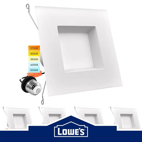 Luxrite Inch Recessed Led Can Lights Selectable Cct K K K