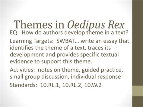 PPT - Themes in Oedipus Rex PowerPoint Presentation, free download - ID ...