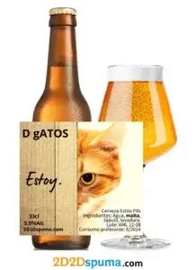 Cerveza De Gatos Estoy 2D2Dspuma Tienda Online