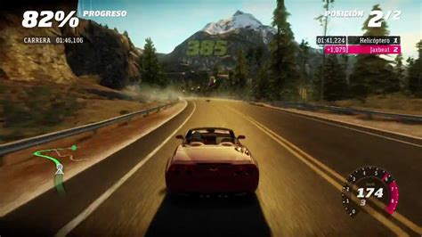 Forza Horizon Chevrolet Corvette vs Helicóptero Gameplay HD Español