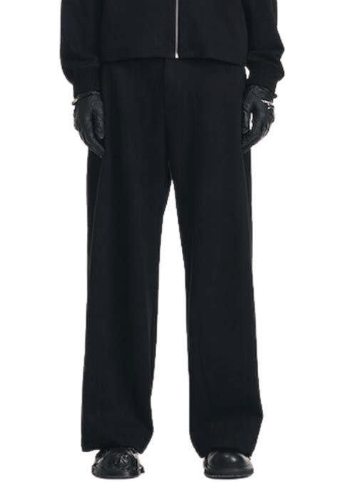 Suede Relaxed Fit Trousers Psylos 1