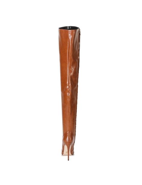 Giaro Arabella Brown Matte Thigh Boots Bootilicious Style Giaro High