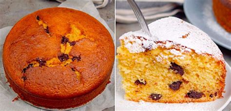 Torta Allarancia Con Gocce Di Cioccolato Morbida E Golosa Ricette