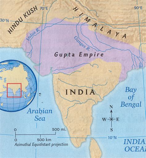 Samudragupta Empire Map