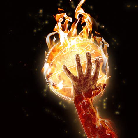 basketball on fire by FelipeS4rg on DeviantArt