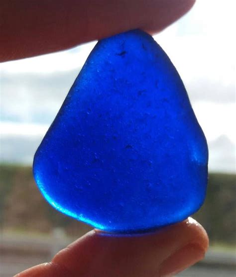 Giant Cobalt Blue Sea Glass By Seafindsscotland Rare Scottish Beach Finds Jewelry Grade Sea