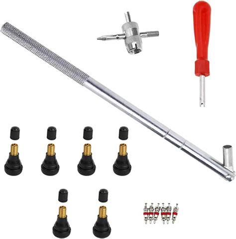 Tire Valve Stem Tool Puller And Installer Kit Remover And Installation Set 6 Pcs