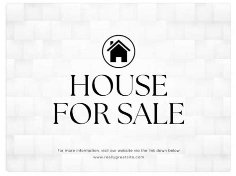 Printable House For Sale Sign – Free Printable Signs, 49% OFF