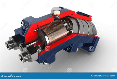 Axial Piston Hydraulic Pump Stock Photography Image 22860842