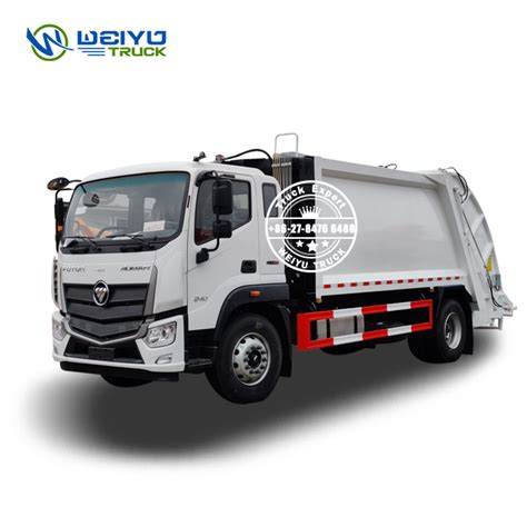 Foton Auman Cbm Epa Waste Management Garbage Compactor Truck From