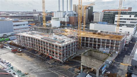 Neubauten für Fiege und Ärzteversorgung am Hafen nehmen Form an