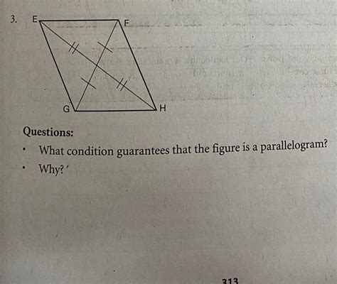 3 E G F ES SOF H Questions What Condition Guarantees That The Figure