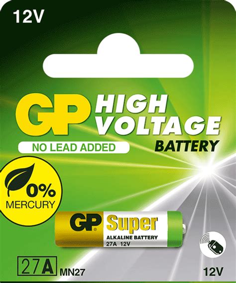 Pilas GP Batteries High Voltage 12V 27A