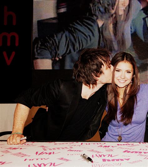 Ian Kisses Nina ღ Ian Somerhalder And Nina Dobrev Photo 12743702