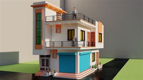 Small Shop With House Design D Dukan Or Makan Ka Naksha X Shop