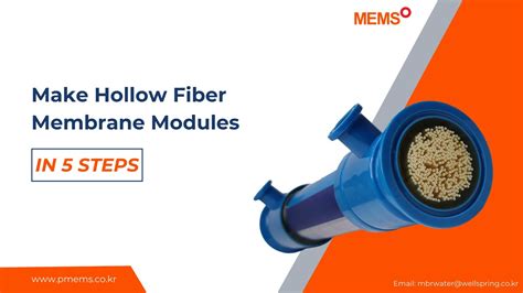 Hollow Fiber Membrane Modules In Steps Mems Youtube